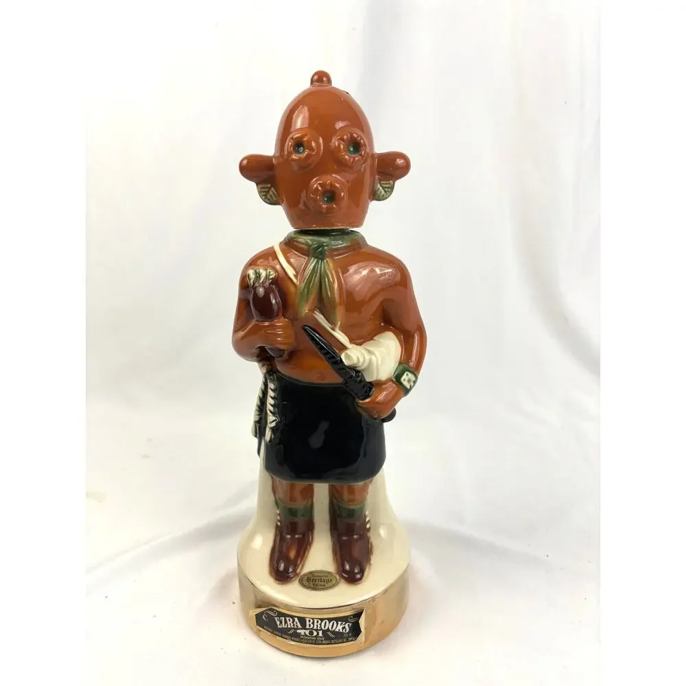 1978‎ Ezra Brooks Hopi Kachina Doll No 7 Decanter Heritage China 101 Months